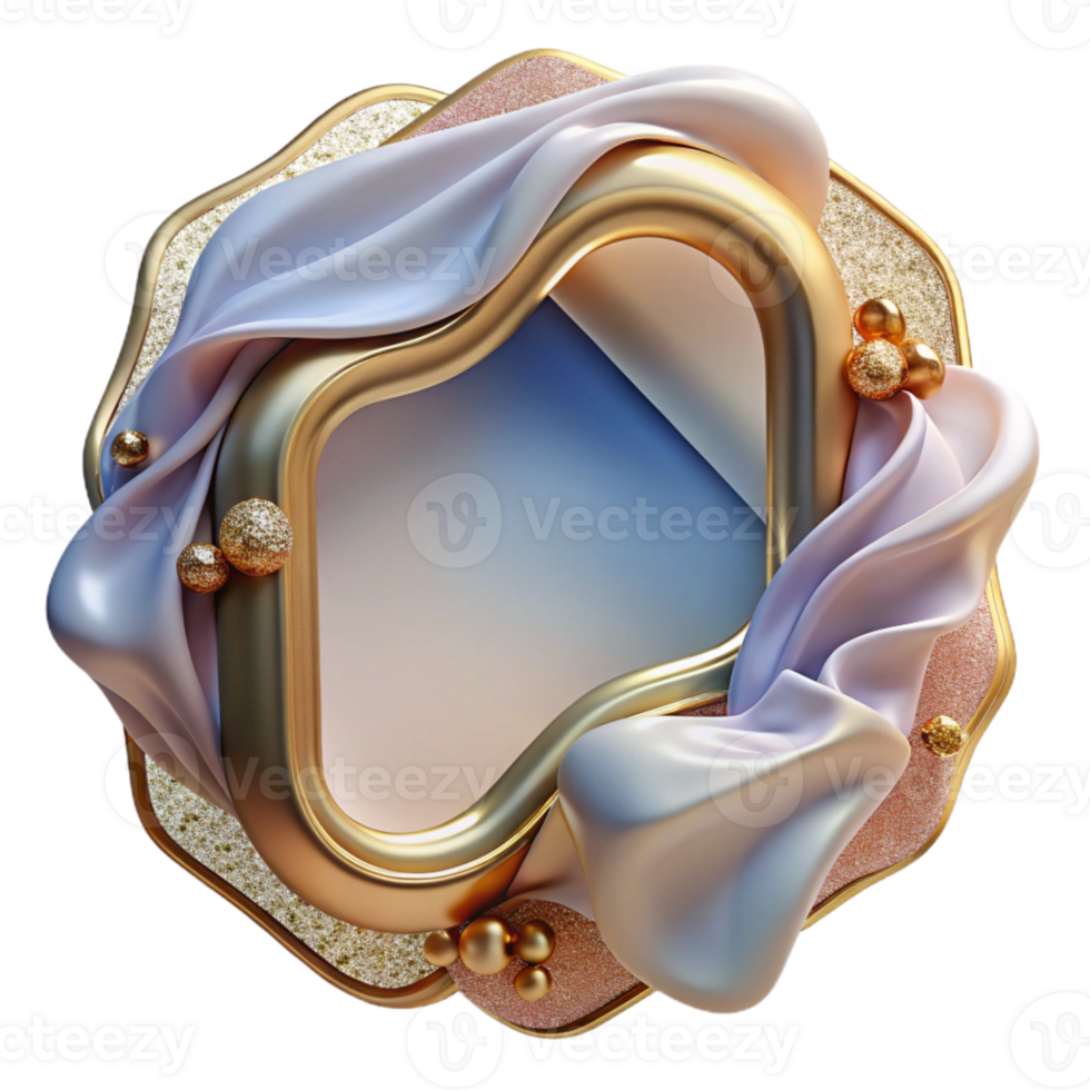 impressive artistic Transparent Tech Frame Border for Futuristic Design premium png