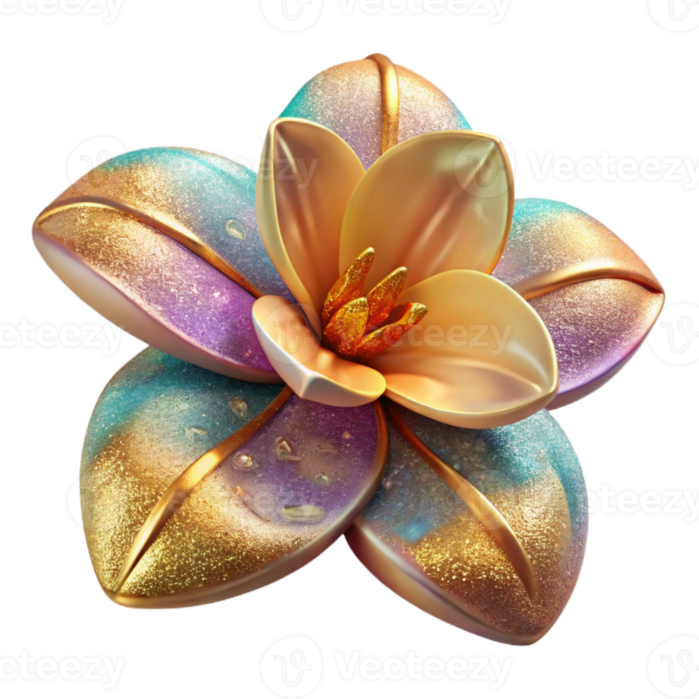 wonderful artistic Tropical Flower Cutout for Summer Designs high resolution png