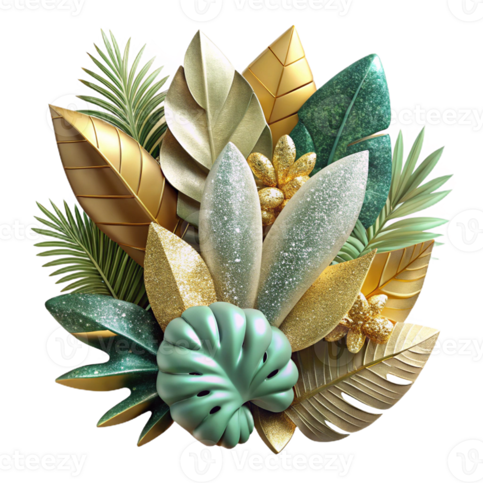impressive rustic Tropical Foliage Cutout for Jungle Theme Projects professional png
