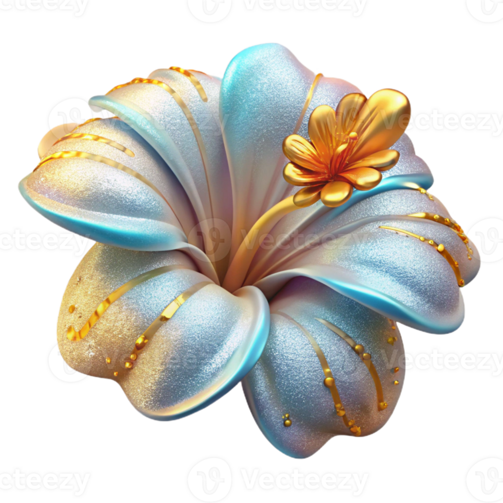 beautiful creative Tropical Hibiscus Flower Cutout for Summer Graphics authentic png