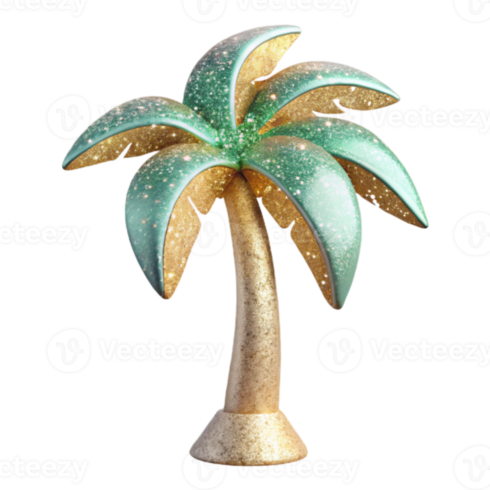 serene traditional Tropical Palm Tree Silhouette Cutout for Beach Scenes authentic png