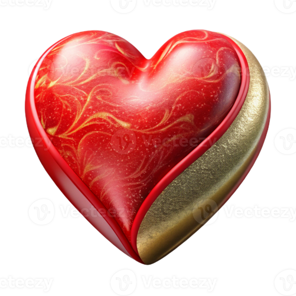 magnificent classic Valentines Day Red Heart Icon Cutout for Romantic Symbols high quality png