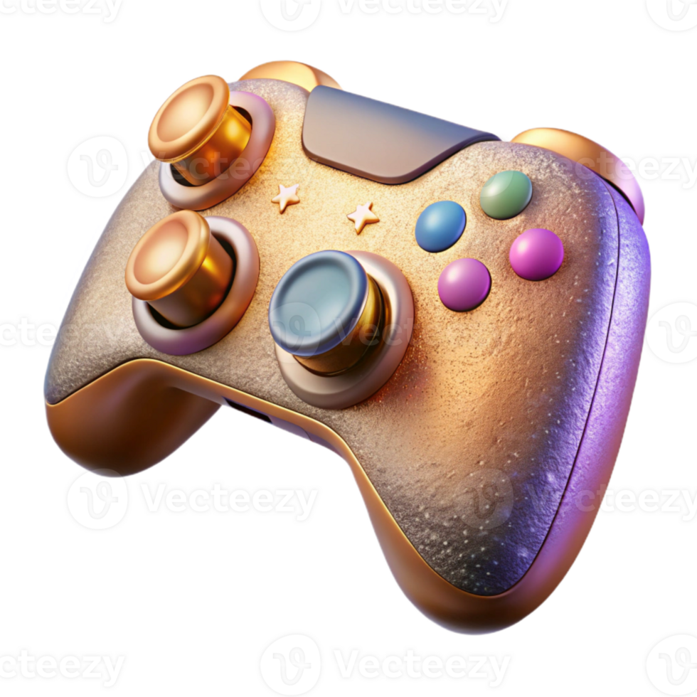elegant creative Vr Controller with Buttons and Joysticks Cutout for Game Input premium png