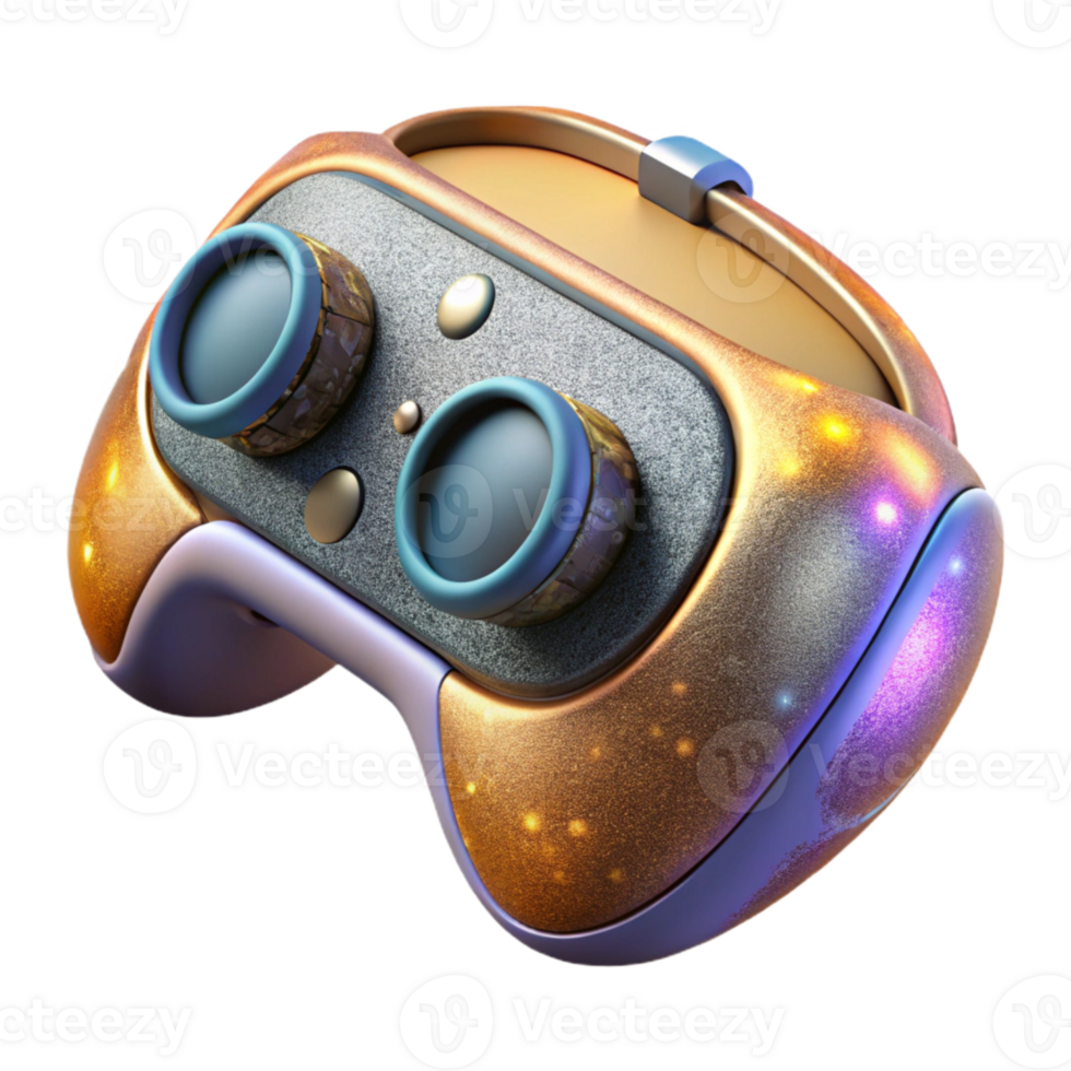 serene minimalist Vr Controller with Tracking Sensors Isolated for Gaming Tech png