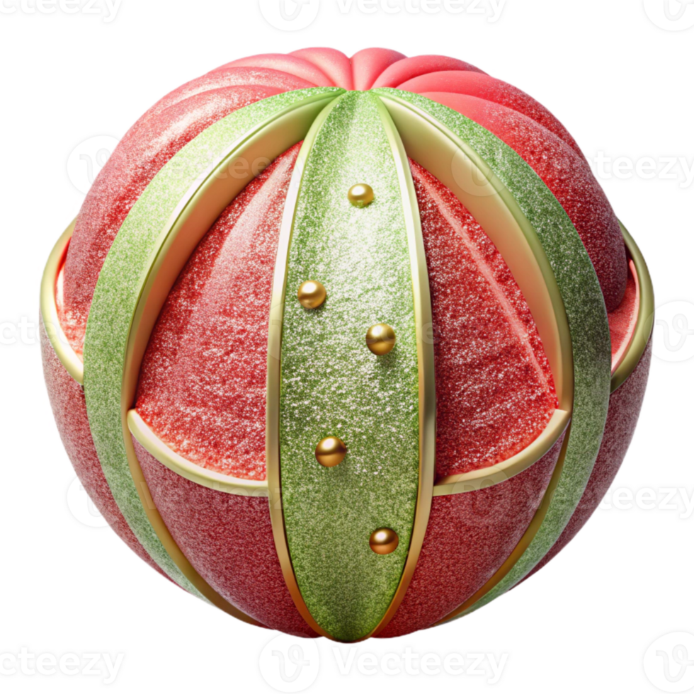 serene vintage Watermelon Summer Fruit Refreshing Snack Cutout for Picnic Graphics original png