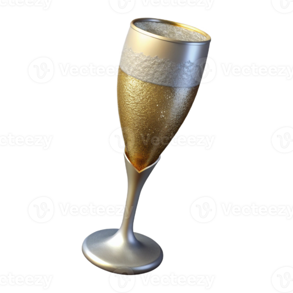 elegant contemporary Wedding Champagne Flute Glassware Isolated for Bars genuine png