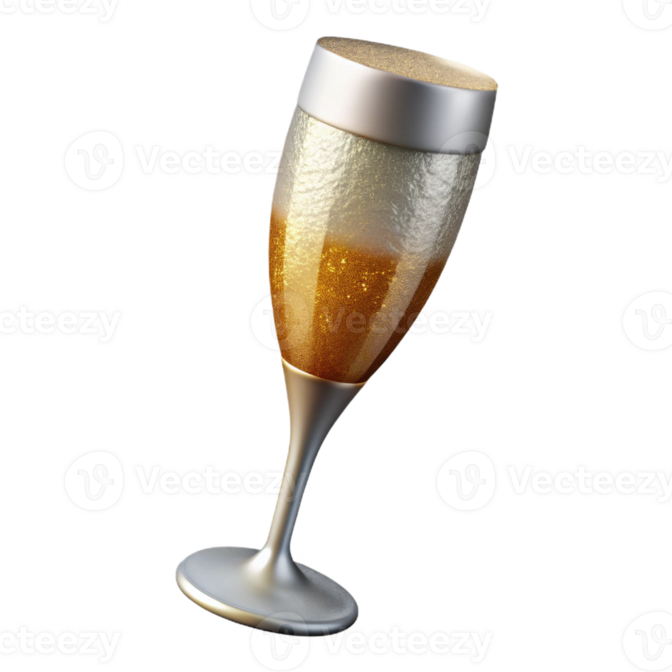 extraordinary creative Wedding Champagne Flute Glassware Isolated for Bars premium png