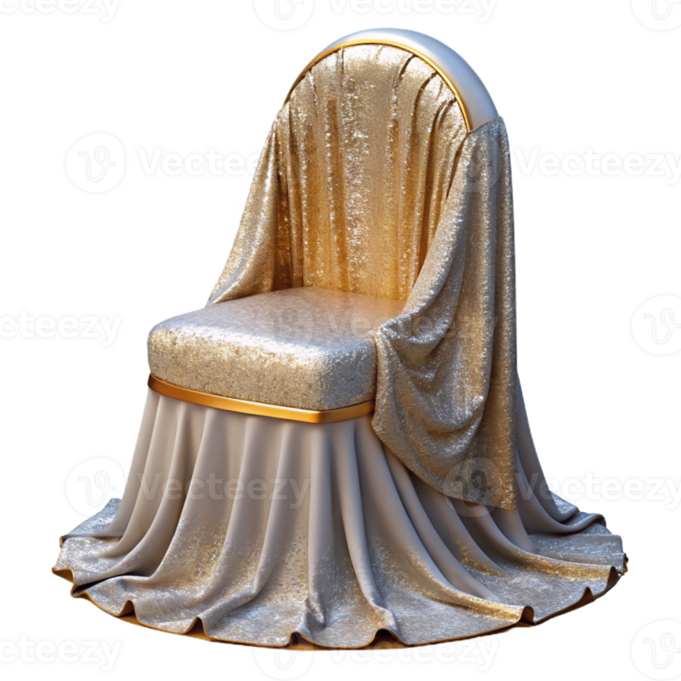 impressive contemporary Wedding Chair Cover Decoration Cutout for Reception high resolution png