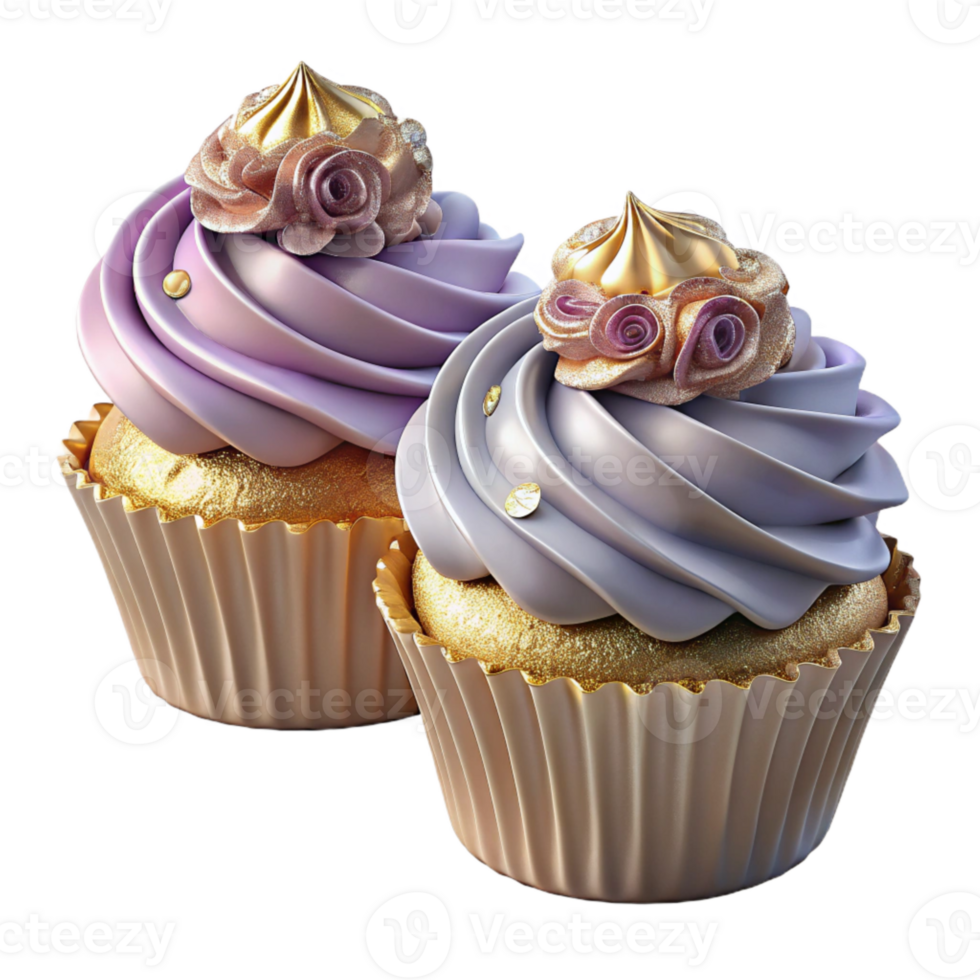 elegant classic Wedding Cupcakes Frosting Decorations Transparent for Dessert Table genuine png