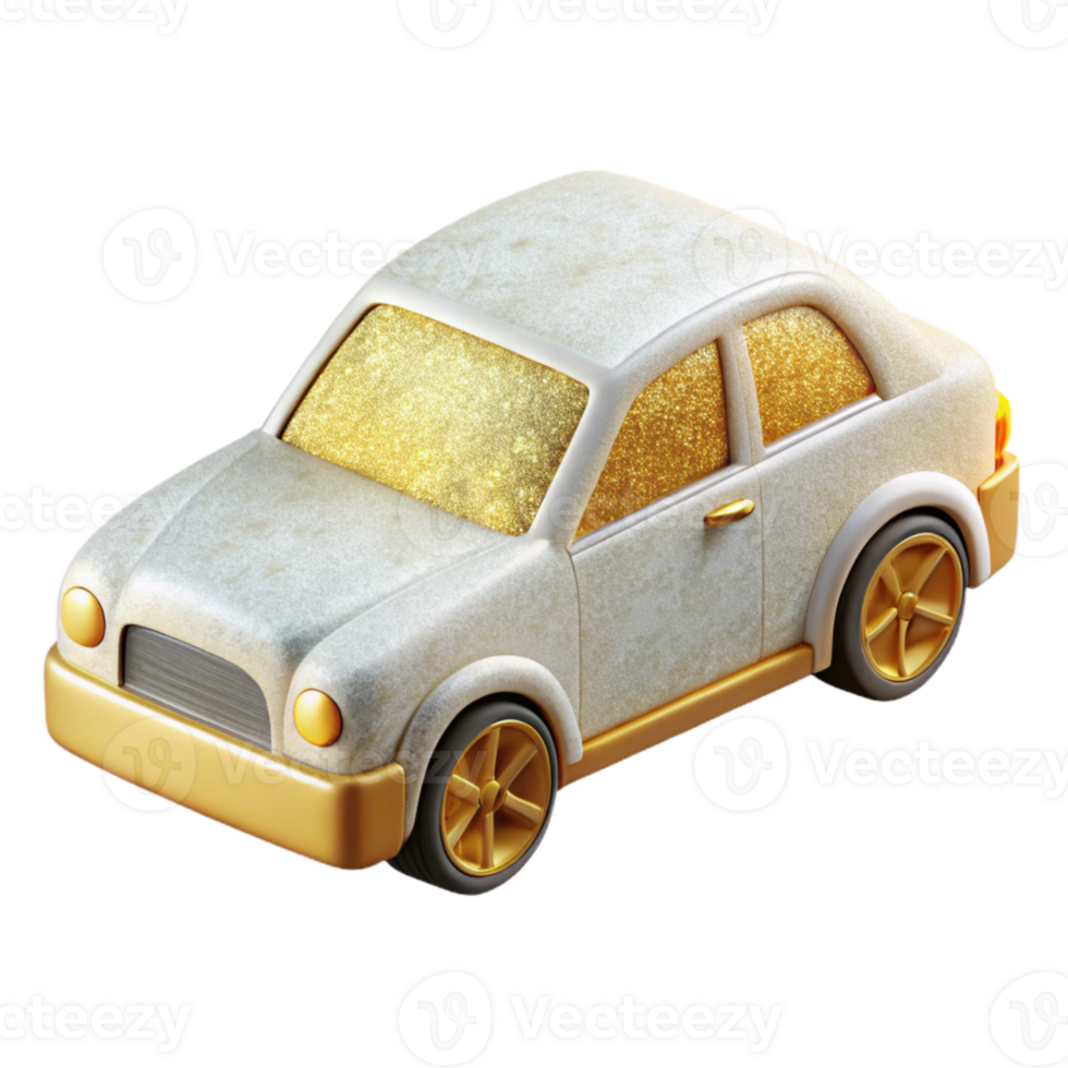 beautiful classic White Car Icon Isolated for App Design genuine png