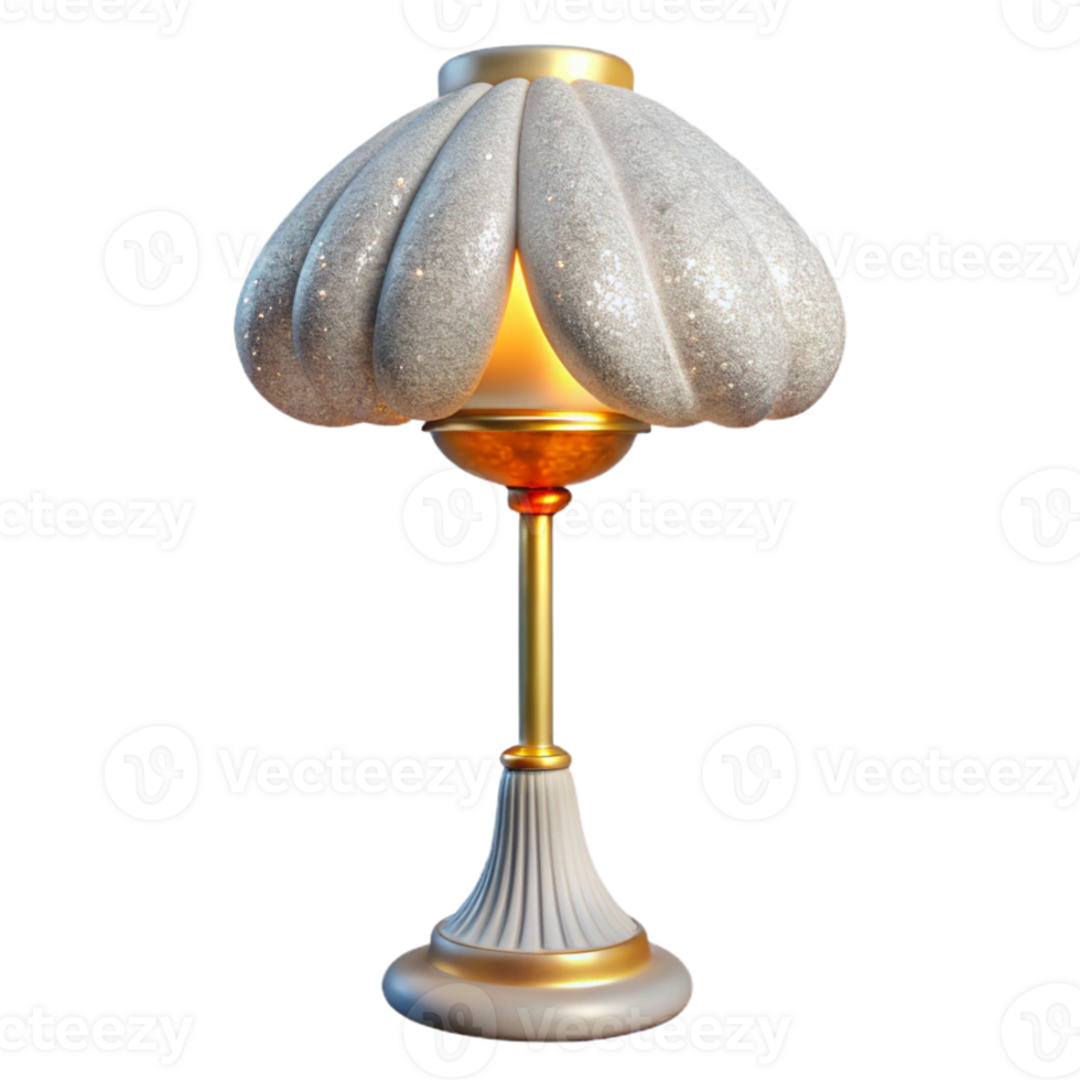 impressive classic White Floor Lamp Isolated for Interior Design Projects genuine png