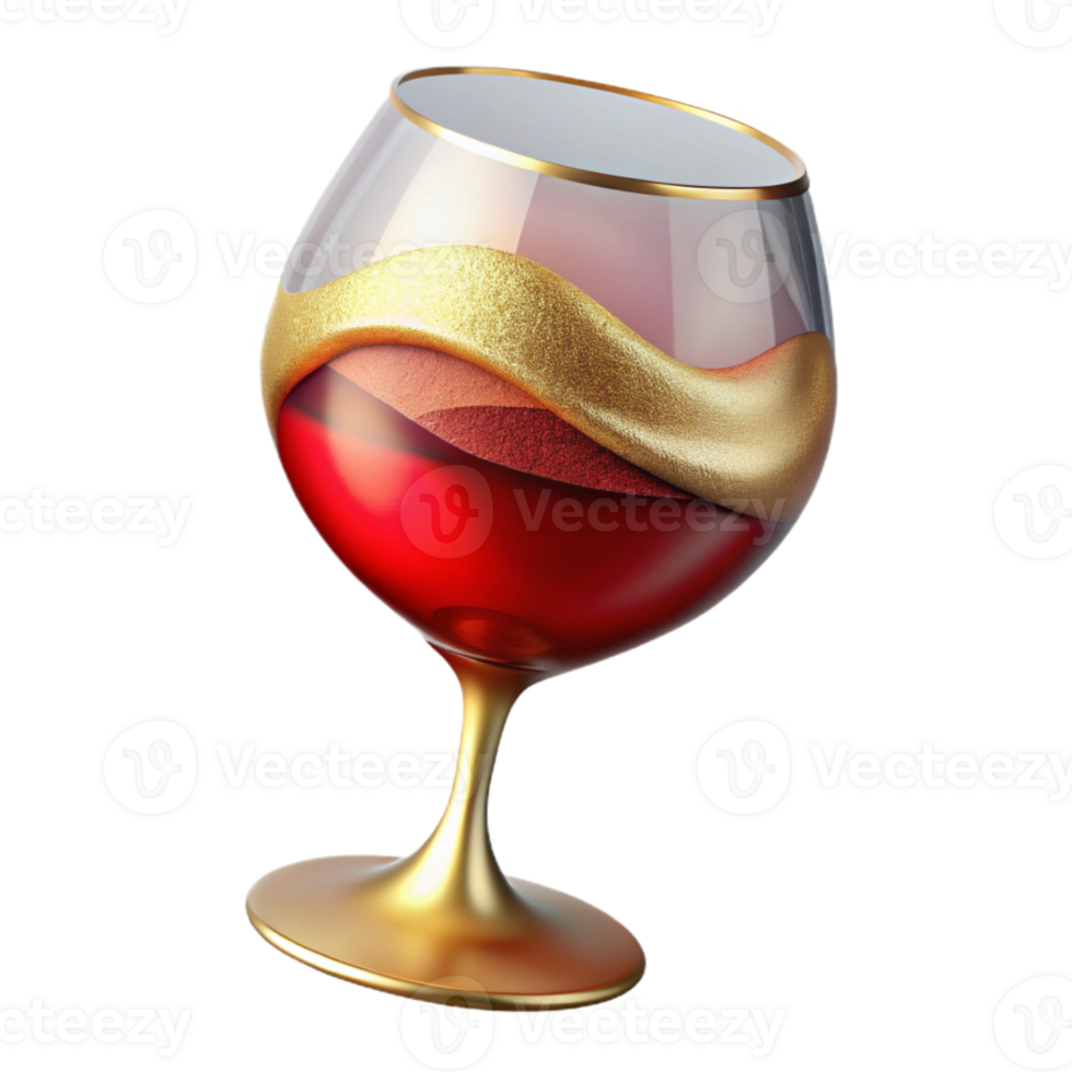 elegant vintage Wine Glass Red Wine Beverage Transparent for Wine Tasting Events detailed png