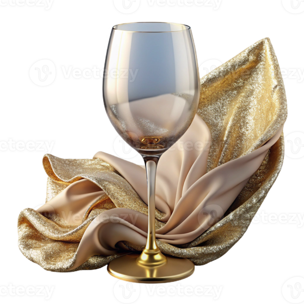 impressive classic Wine Glass Empty Clear Stemware Isolated for Restaurant Websites professional png