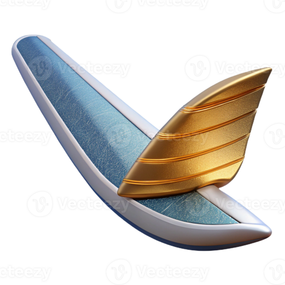 elegant creative Winglet Detail on Airplane Wing Isolated for Aerospace Engineering png