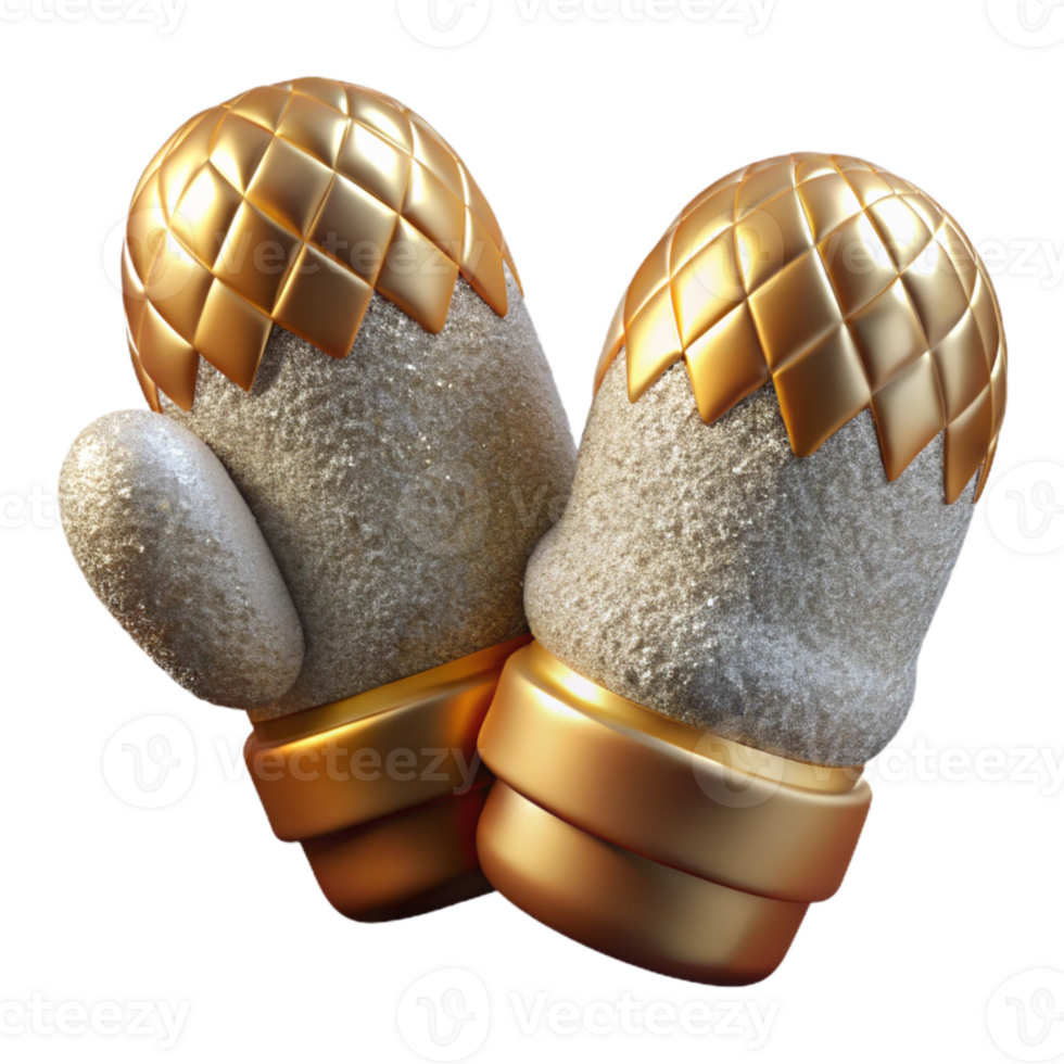 stunning contemporary Winter Mittens Knitted Warm Apparel Isolated png