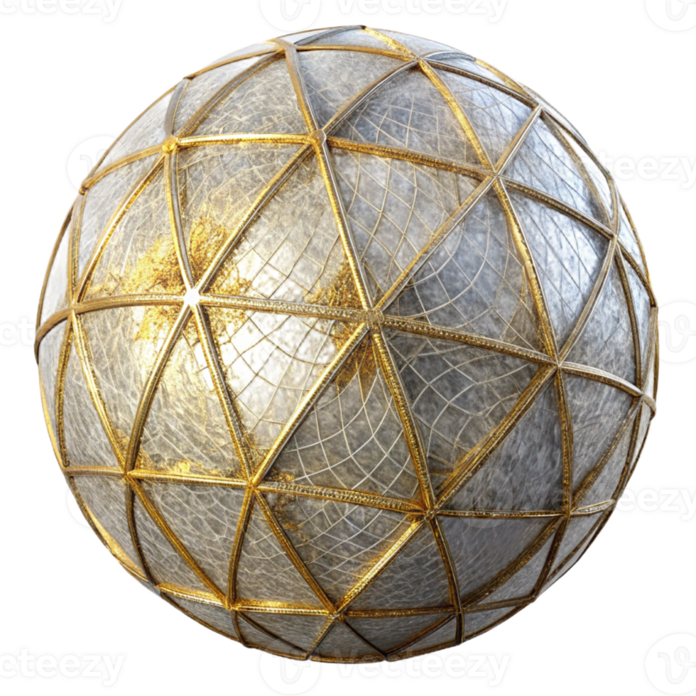 elegant minimalist Wireframe Vr Sphere Transparent for 3d Modeling Tutorials authentic png