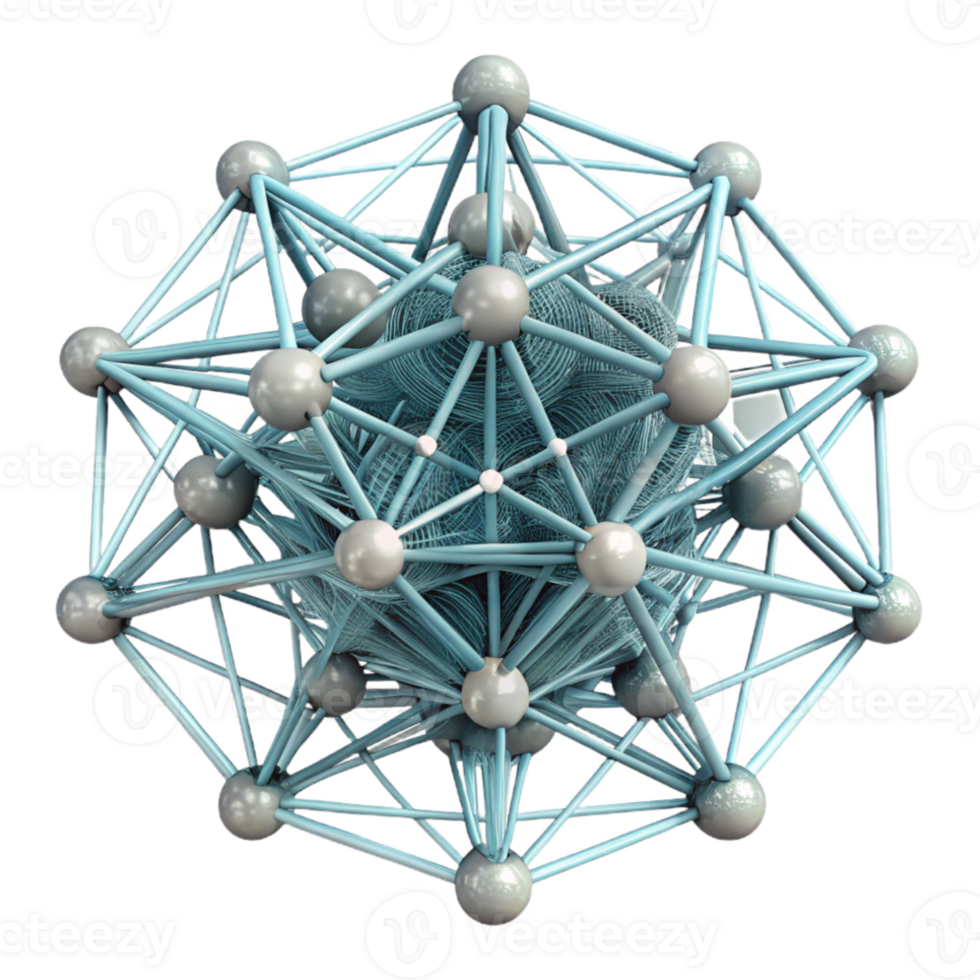 vibrant artistic A complex network of branching, fractal lines, forming a delicate, web-like structure, illuminated by a soft, ambient light, with a scientific visualization style original png