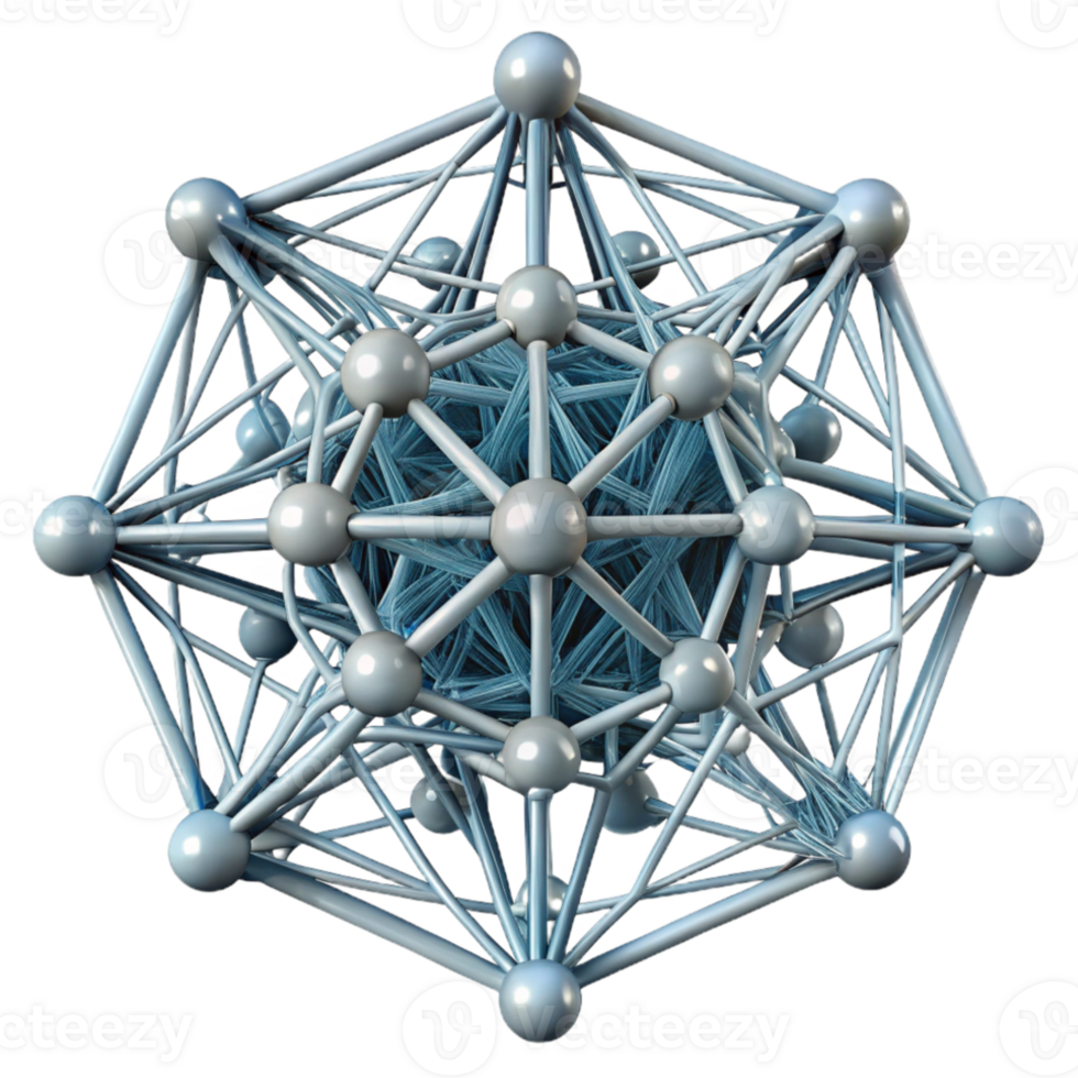 stunning minimalist A complex network of branching, fractal lines, forming a delicate, web-like structure, illuminated by a soft, ambient light, with a scientific visualization style genuine png
