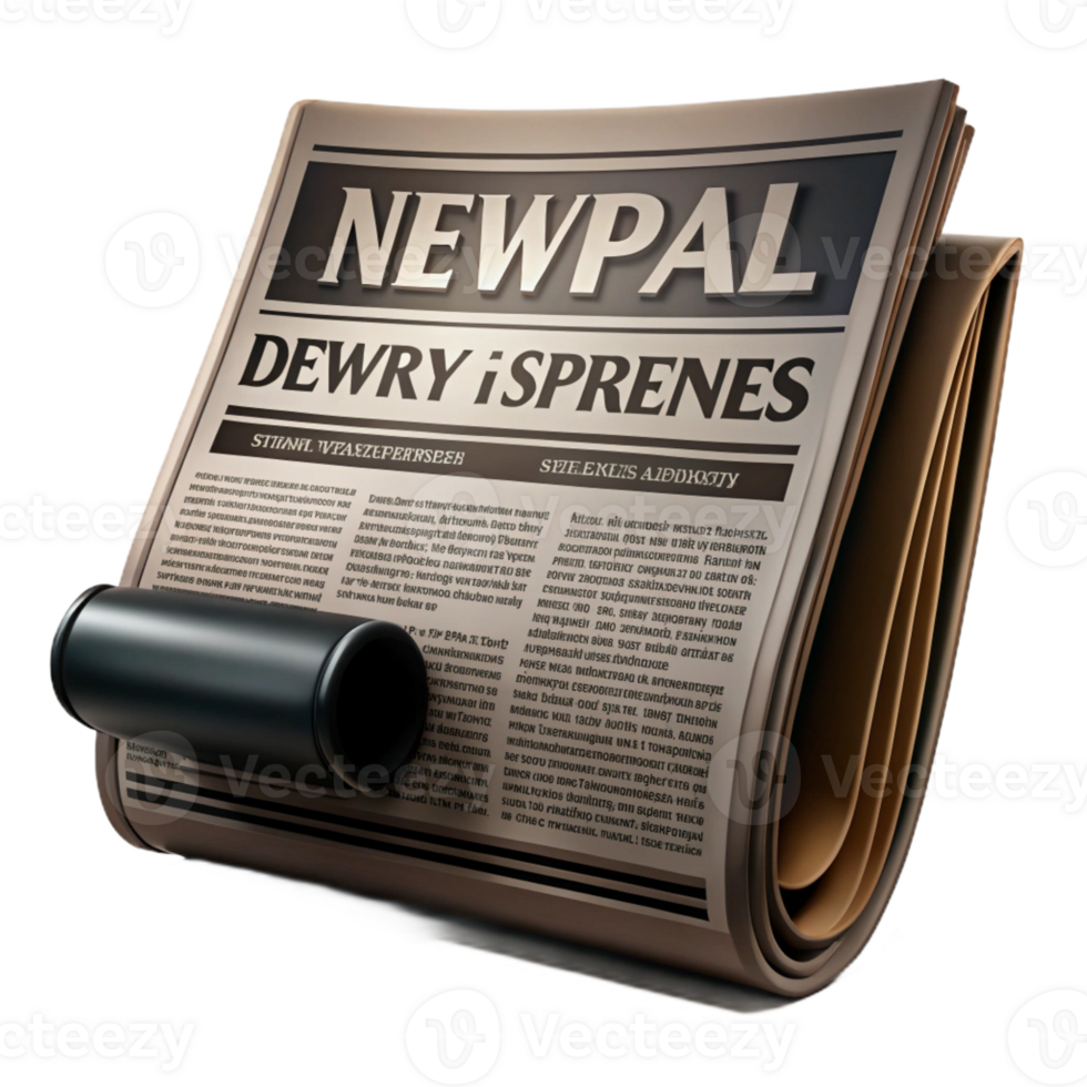 magnificent abstract A vintage newspaper with a sensational headline, dramatic lighting, classic noir style original png