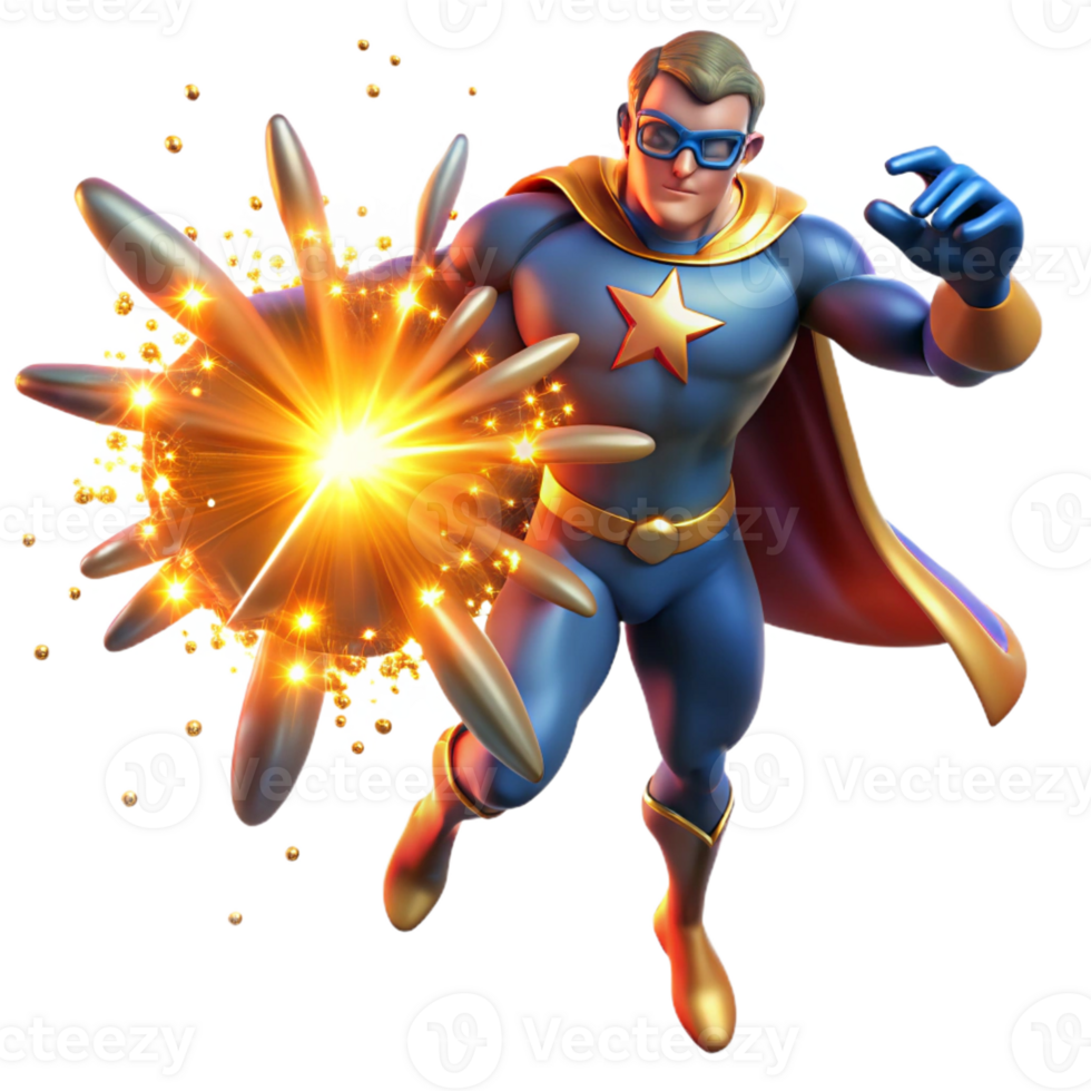vibrant classic A cosmic superhero with celestial energy swirling around them, creating a supernova, lit by the blinding light of exploding stars, in a grand, epic style genuine png