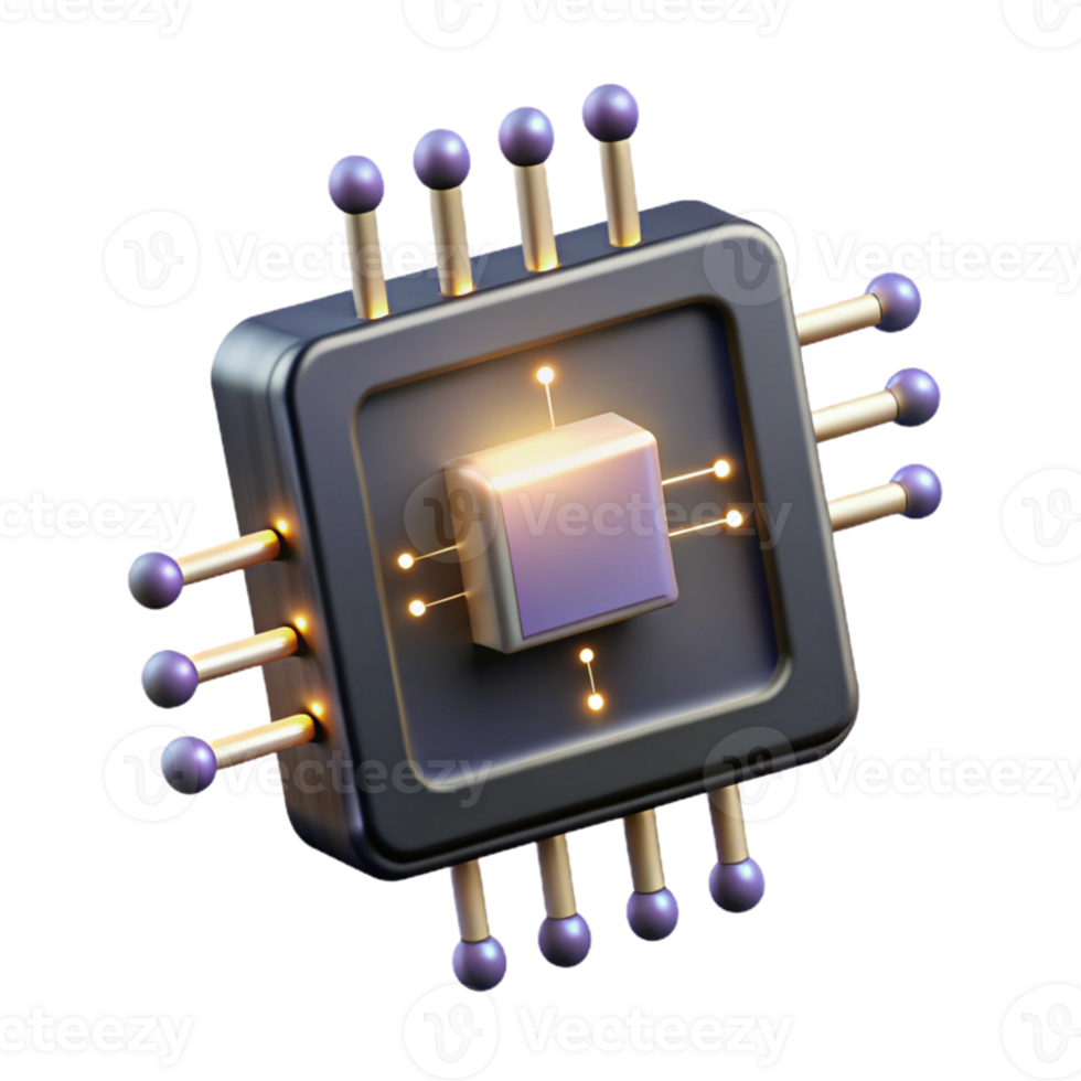magnificent artistic A single microchip emitting binary code as beams of light, dark background, abstract digital art, original png