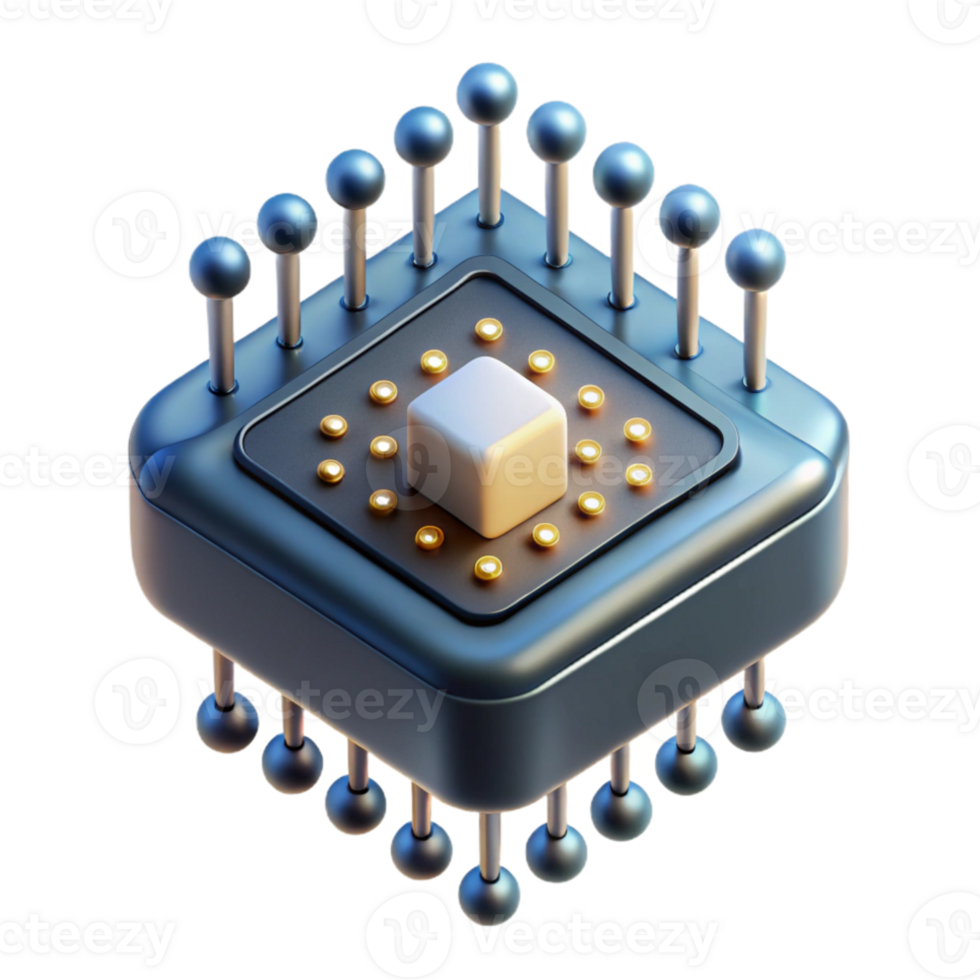 elegant modern A single microchip emitting binary code as beams of light, dark background, abstract digital art, detailed png