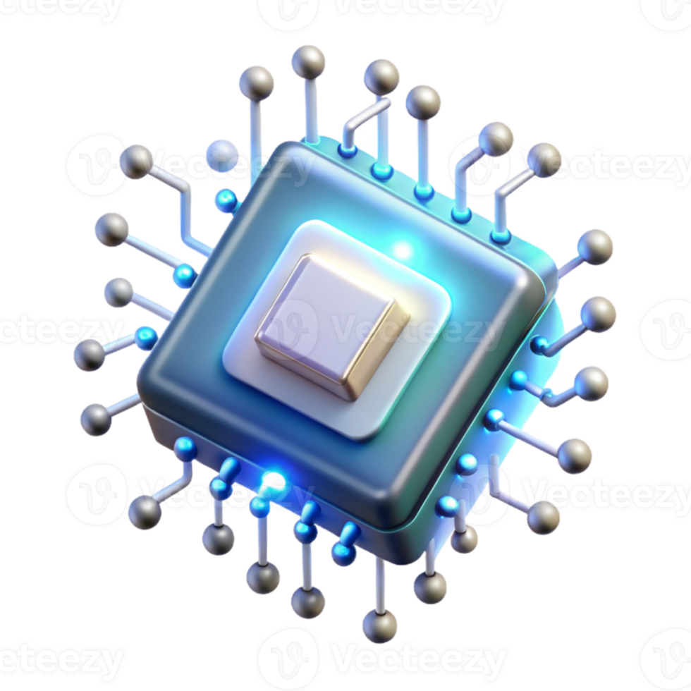 wonderful modern A single microchip emitting binary code as beams of light, dark background, abstract digital art, high quality png