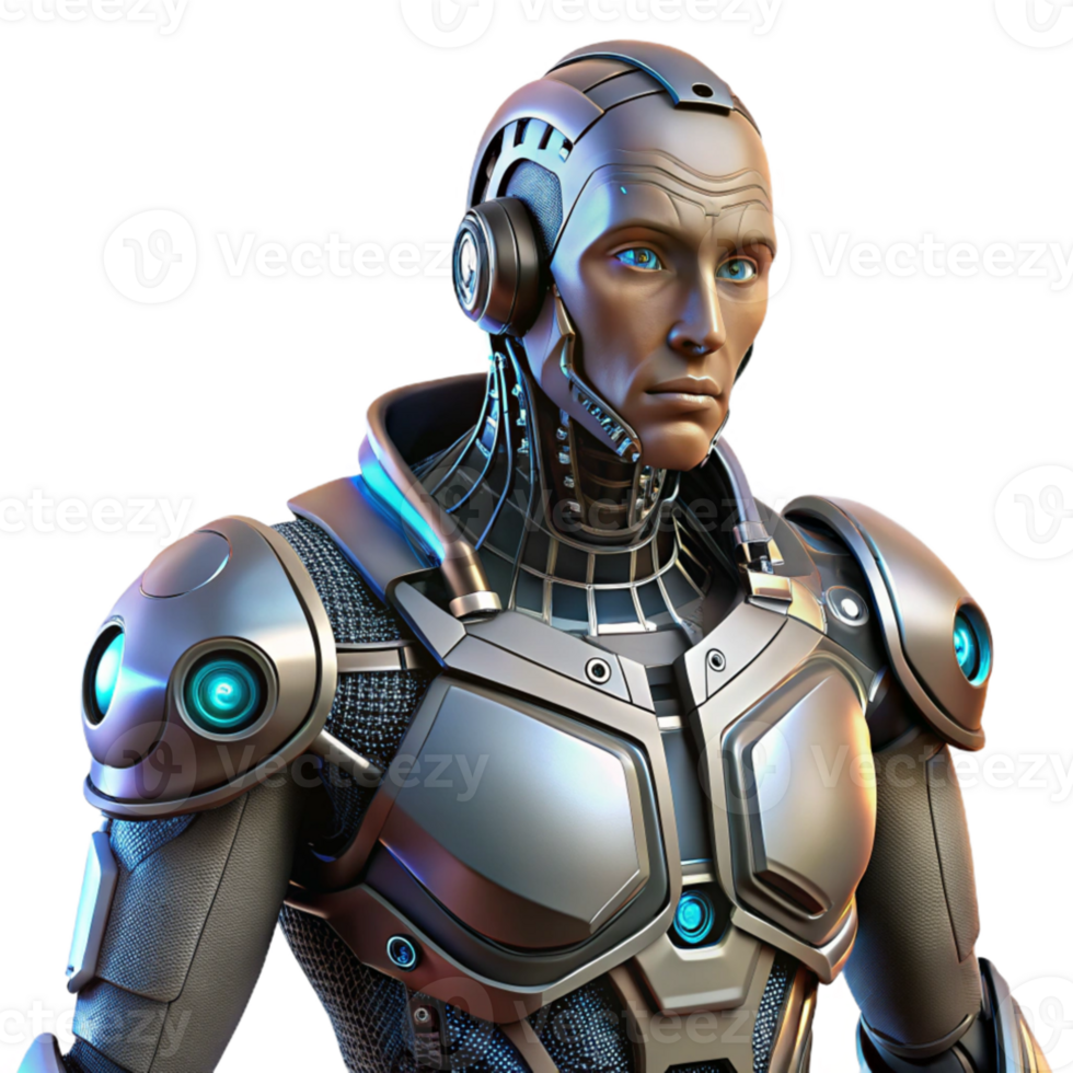 extraordinary traditional A cyborg with intricate mechanical augmentations, dramatic lighting, cyberpunk, exclusive png