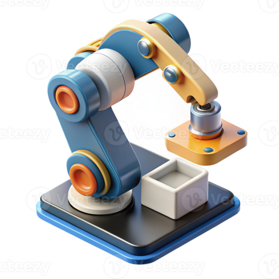 impressive traditional A robotic arm assembling a complex microchip, studio lighting, hyperrealistic, professional png