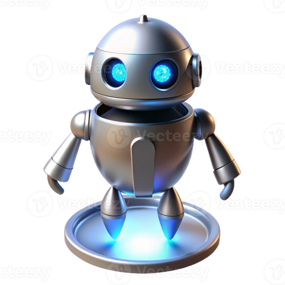 wonderful rustic A solitary, sleek, silver nanobot with glowing blue accents, hovering in a dark void, illuminated by a single, focused beam of white light, in a minimalist style original png
