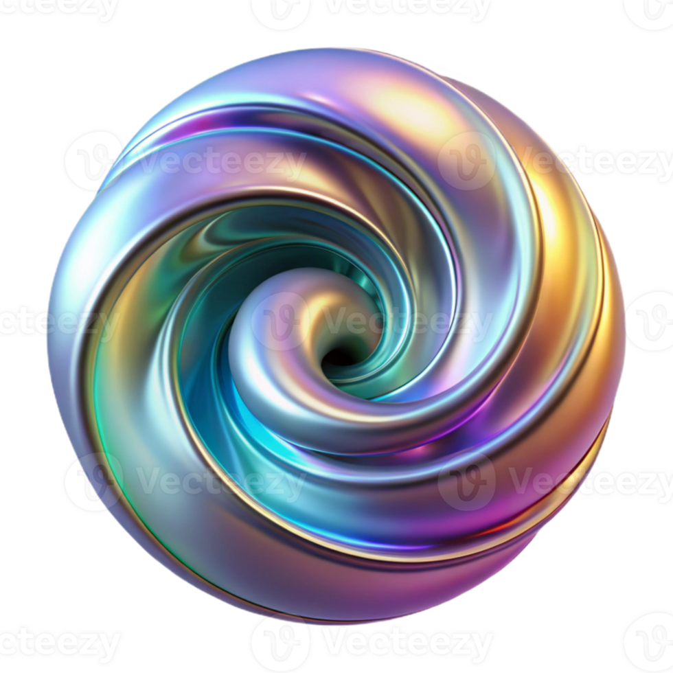 elegant contemporary A swirling vortex of iridescent, pearlescent colors, reminiscent of oil on water, with sharp, fractal edges and soft, ethereal lighting detailed png