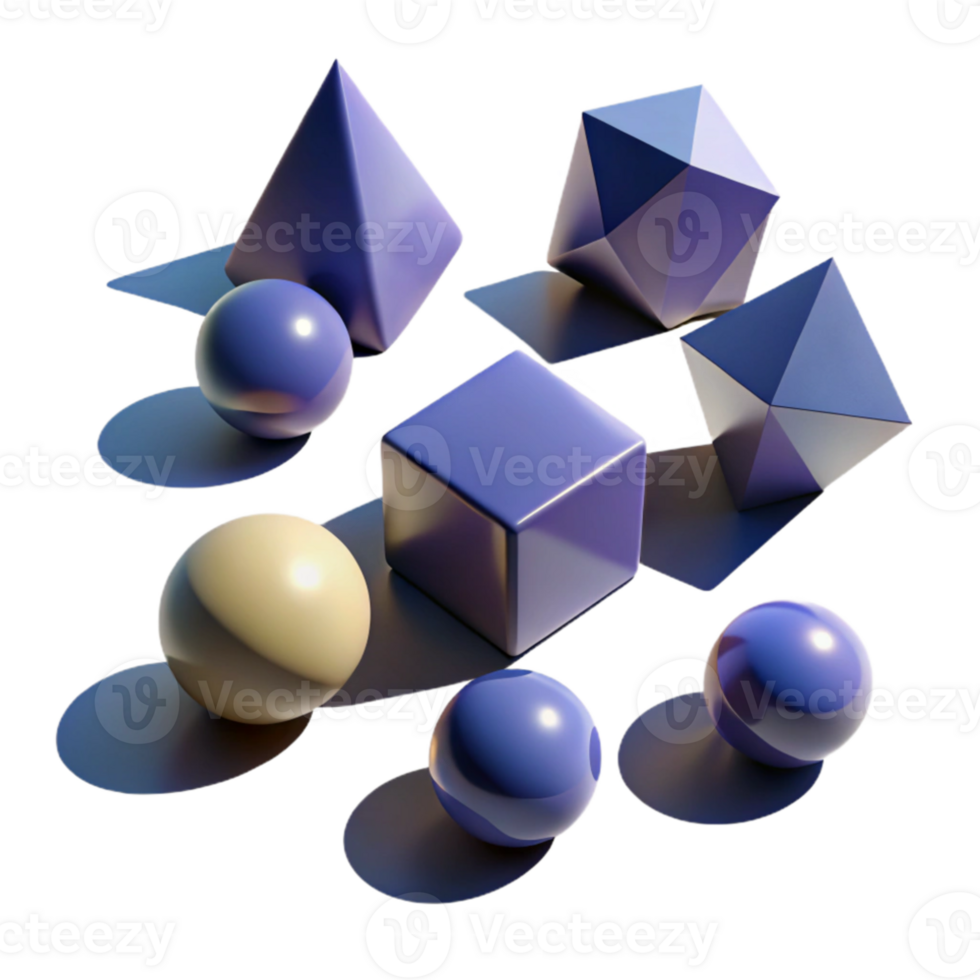 vibrant creative A field of floating, geometric shapes, casting long, dramatic shadows, with a minimalist aesthetic and strong contrast lighting 4K png