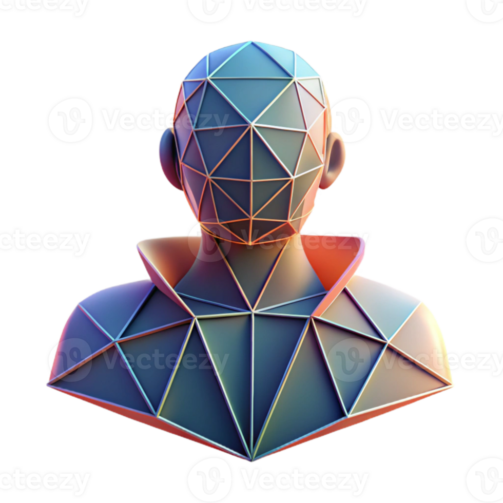 serene vintage Abstract portrait formed by intersecting lines and geometric shapes, illuminated by a soft, ambient light, rendered in a minimalist, Bauhaus style genuine png