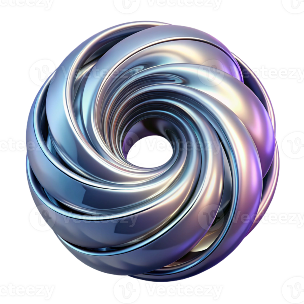 impressive contemporary A dynamic, swirling vortex of liquid chrome, reflecting a cool, metallic light, in a futuristic, cyberpunk style original png