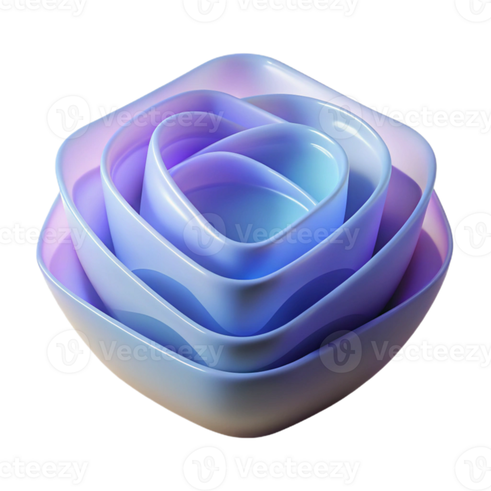 elegant modern A series of overlapping, translucent layers, creating a sense of depth and complexity, illuminated by a soft, ambient light, minimalist style high quality png