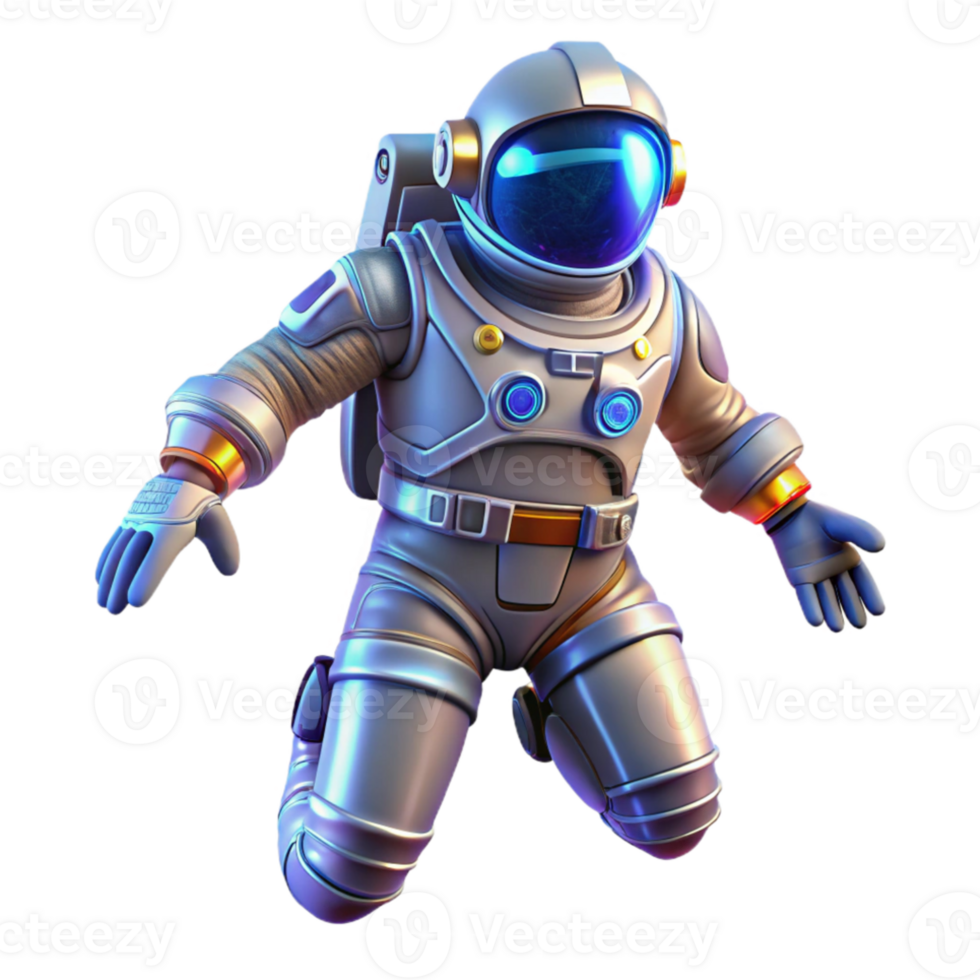 stunning traditional A futuristic spacesuit, equipped with advanced technology and glowing displays, astronaut floating in zero gravity, science fiction style high resolution png