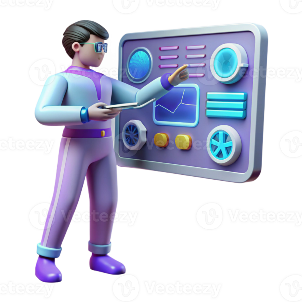 serene vintage A futuristic interface, displaying complex data visualizations, user interacting with touch controls, cyberpunk style high quality png