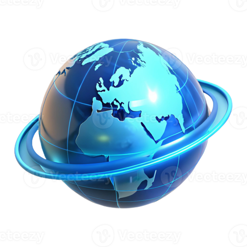 dramatic minimalist A holographic projection of planet Earth, rotating slowly, continents outlined in glowing blue lines, lit by a soft, ethereal light. Sci-Fi style genuine png