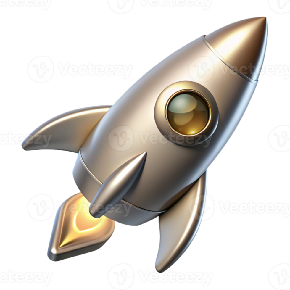 magnificent modern A sleek, silver spaceship shaped like a teardrop, intricate engine details visible, illuminated by the bright, harsh light of a nearby star. Photorealistic style detailed png