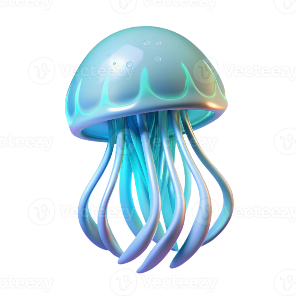 dramatic traditional A delicate jellyfish pulsating with bioluminescent light, deep blue background, ethereal, abstract art style, premium png