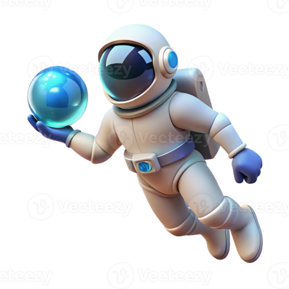 stunning minimalist A lone astronaut, adrift in the void, clutching a bioluminescent orb, rim lighting, ethereal, art nouveau style professional png