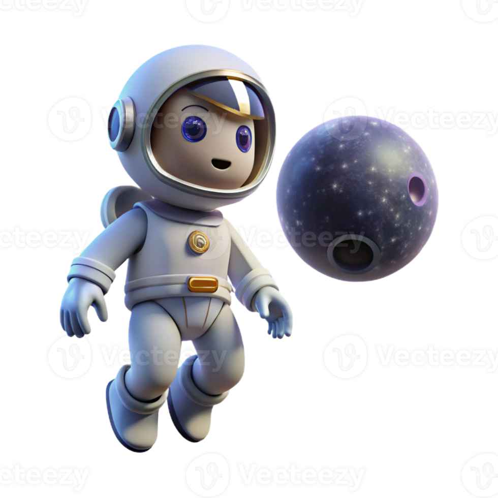 impressive modern A lone anime astronaut floating in space, gazing at a distant planet, cosmic lighting, realistic anime style, sense of wonder original png