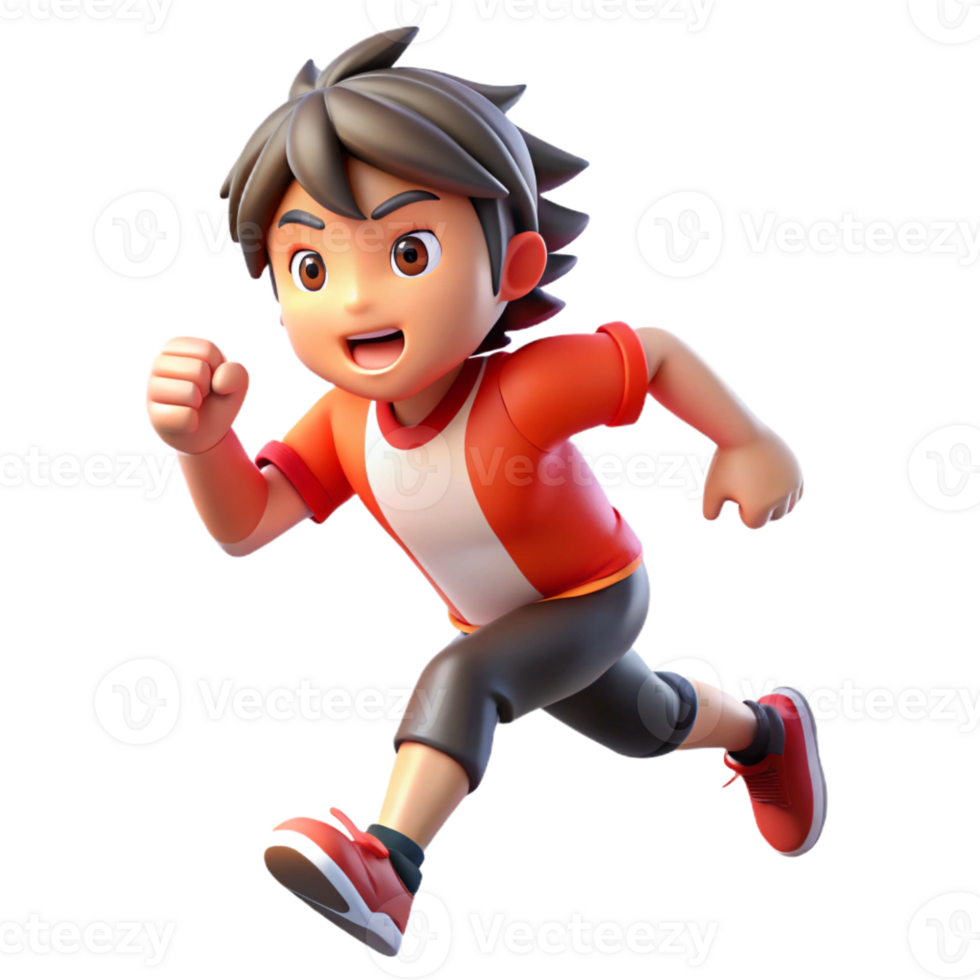 extraordinary minimalist A determined anime athlete running towards the finish line, dynamic lighting, sports anime style, action-packed scene professional png