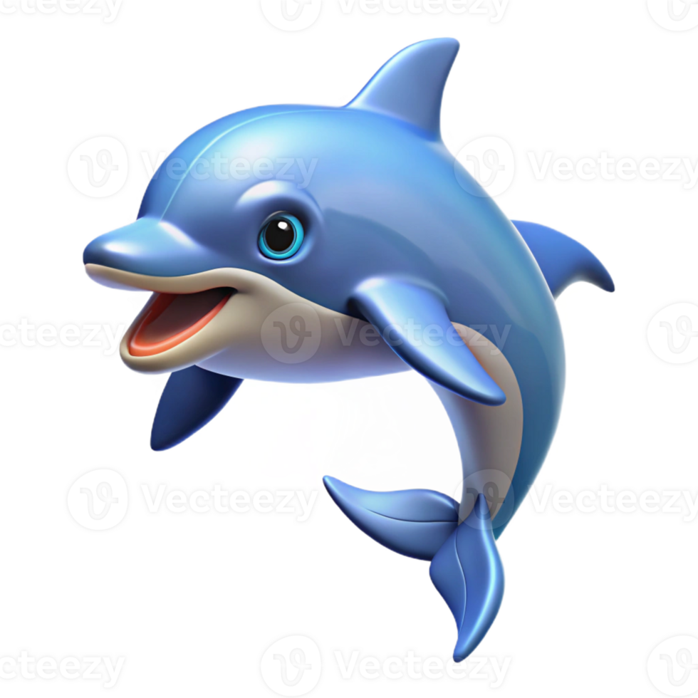 extraordinary vintage Portrait of a playful dolphin leaping out of the ocean, illuminated by the bright midday sun, rendered in a dynamic marine life illustration style high resolution png