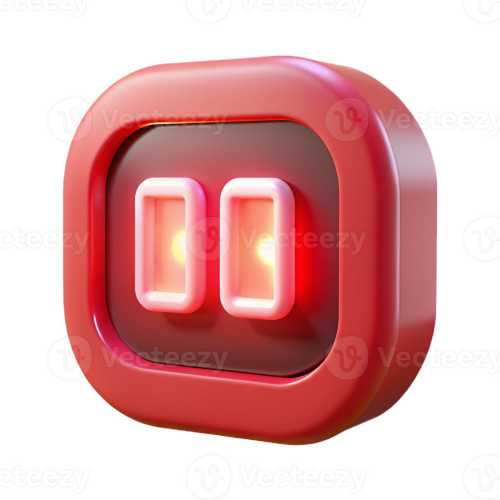 impressive creative A digital clock counting down to zero, illuminated by flashing red LED lights, in a tense style high resolution png
