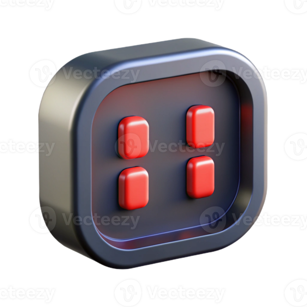 impressive traditional A digital clock counting down to zero, illuminated by flashing red LED lights, in a tense style professional png