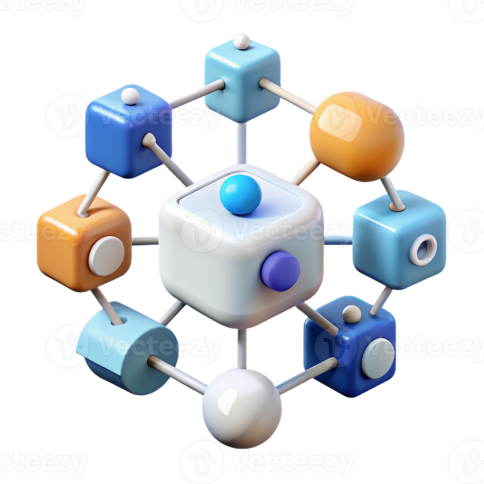 impressive vintage A network of interconnected devices forming the Internet of Things, abstract representation, data visualization style high quality png