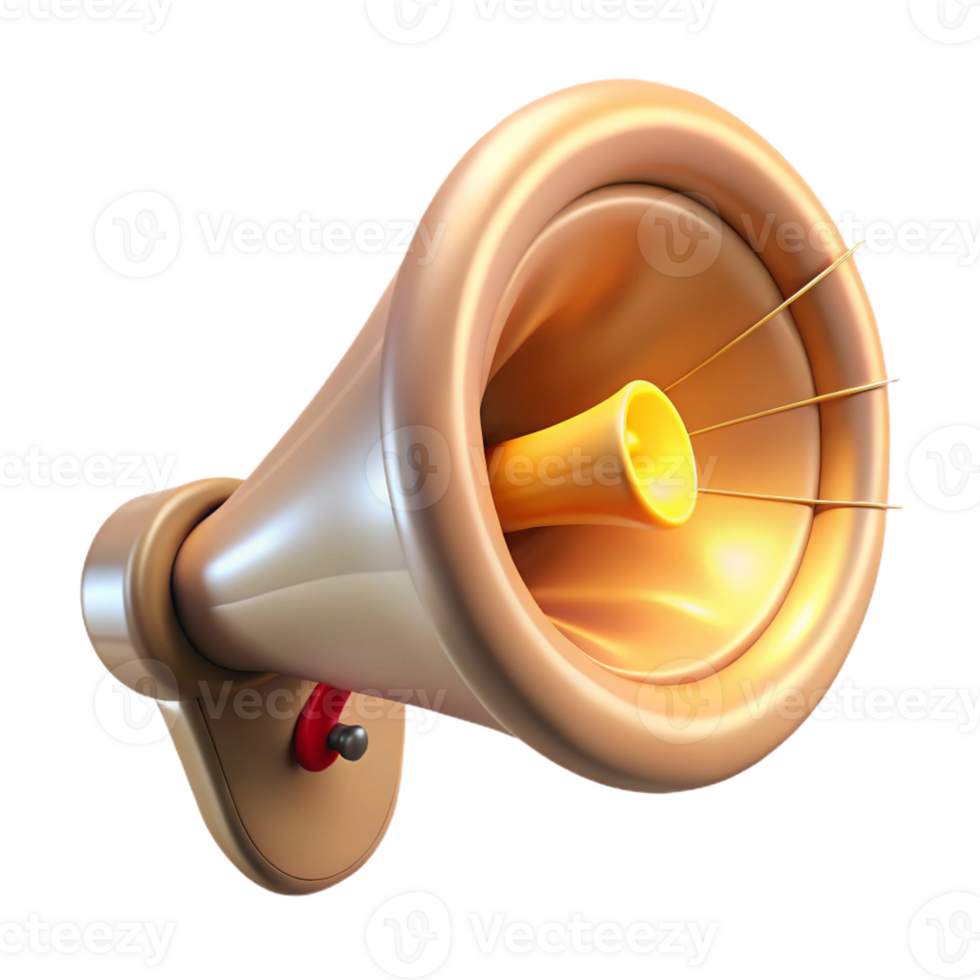 extraordinary artistic A giant ear listening to a tiny gramophone, emitting beams of light. Pop art style high resolution png