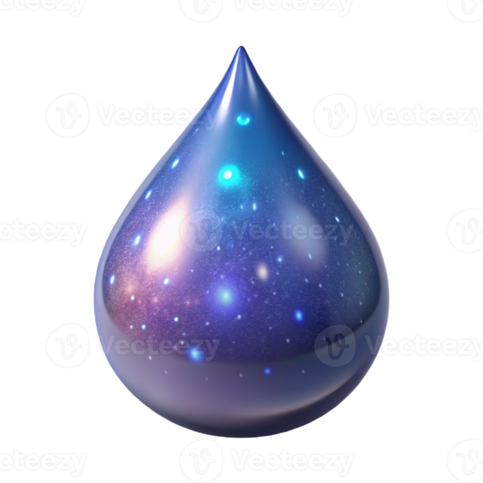 wonderful vintage A single, luminous teardrop containing a swirling galaxy of nebulae and stars, lit by a soft, ethereal glow, Cosmic Horror style original png