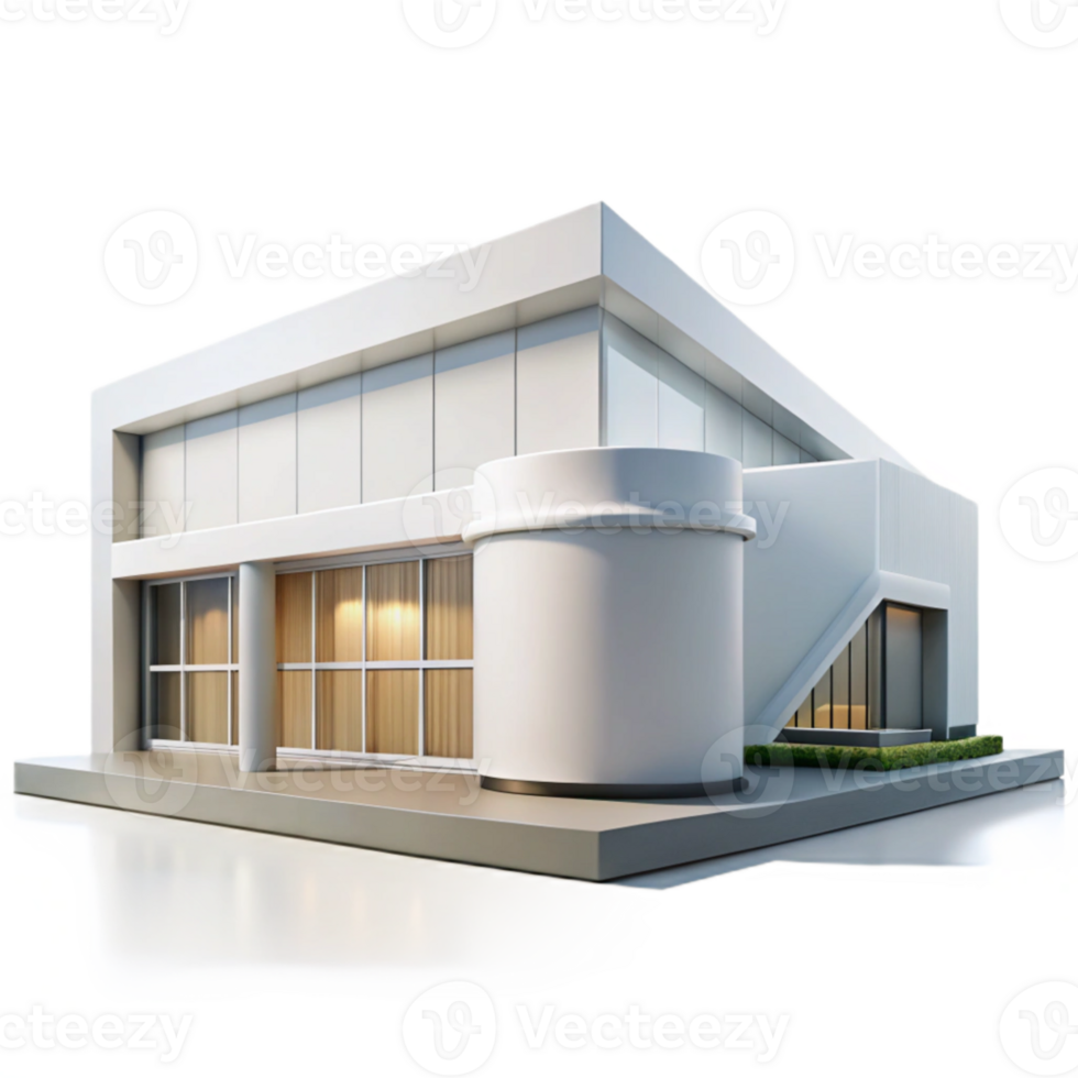 stunning rustic Modern art museum, minimalist design, white walls, large windows, natural light, architectural photography, genuine png